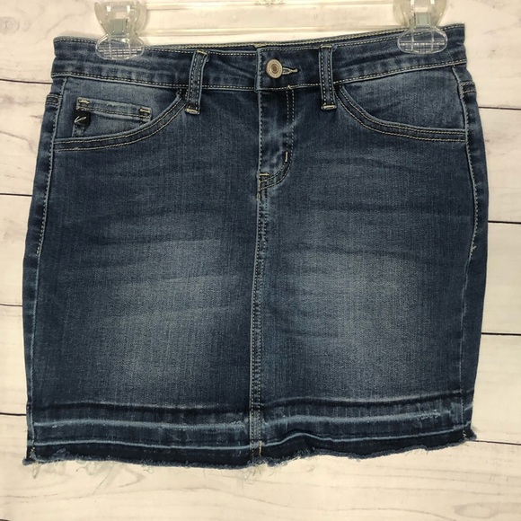 Kancan Kandace Denim Skirt size 3 (25) - Picture 3 of 6